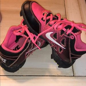Little Girls size 11 Nike cleats
